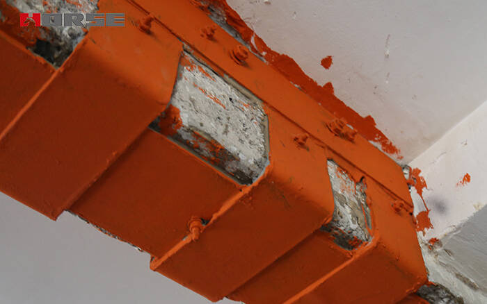 восстановление железобетонной балки и колонны СТАЛЬНАЯ ПЛАСТИНА