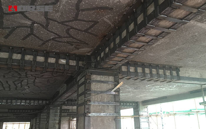 RC column-beam joints strengthened with bonded steel method