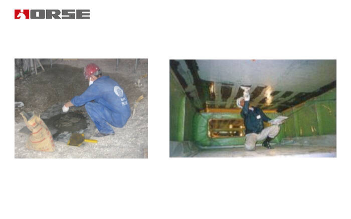 Усиление плиты армированной полимерной тканью (FRP)