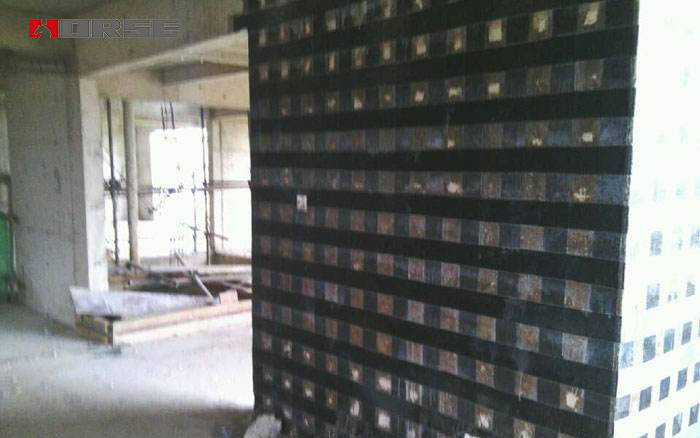 shear wall with fiber reinforced polymer(FRP) wrap