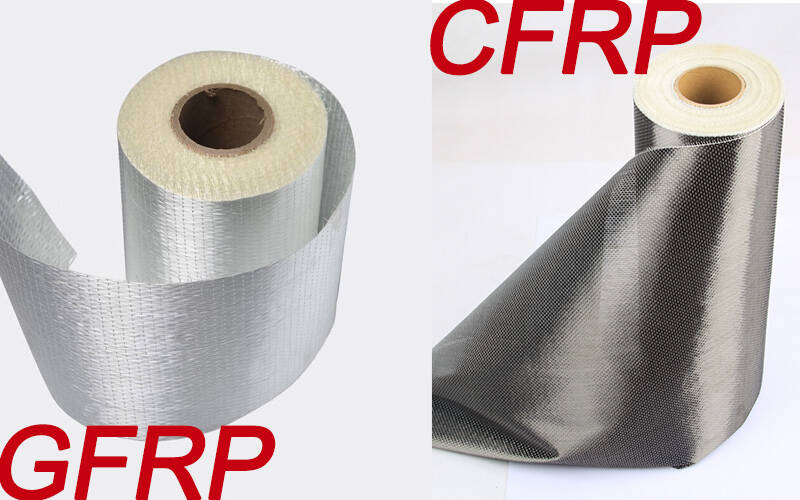 Сравнение GFRP и CFRP в усилении конструкций