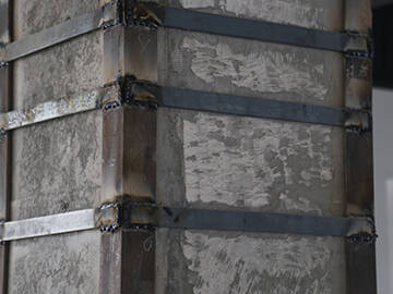 Армирование бетонных конструкций стальными пластинами