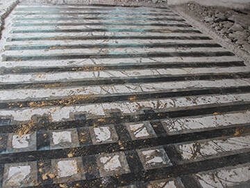 Увеличение нагрузки – армирование плиты углеродной оберткой