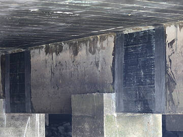 Ремонт трещин на водопроводной станции