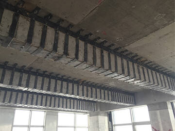 Усиление железобетонной балки стальной пластиной