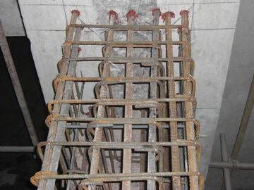 Усиление колонн - Армирование железобетонной заливки