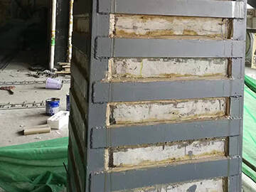 склеивание стальной плиты на бетоне