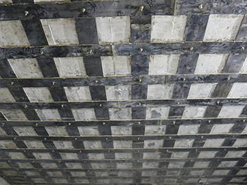 Армирование плиты приклеиванием стальной пластины