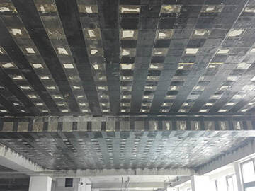 Листовая арматура из полимера, армированного углеродным волокном (CFRP), для плит перекрытия