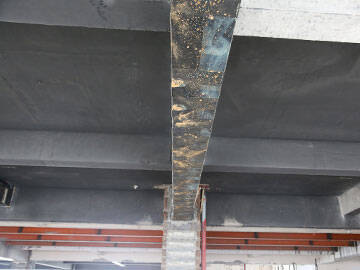 Усиление железобетонных балок с помощью стеклопластиковой обмотки