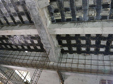 Ткань из углеродного волокна для сейсмостойкого усиления учебных корпусов