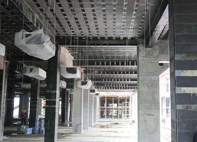 Усиление строительных объектов углеродным волокном