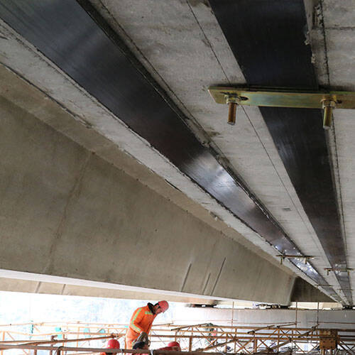 Усиление углеродными ламелями